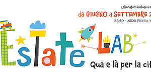 Logo progetto Estate Lab "Qua e là per la città"