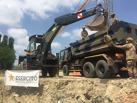 Rimozione ordigno bellico